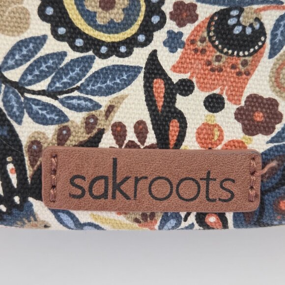 Sakroots Austen Double Gusset Crossbody Bag With Studded Denim Flap - Picture 5 of 15